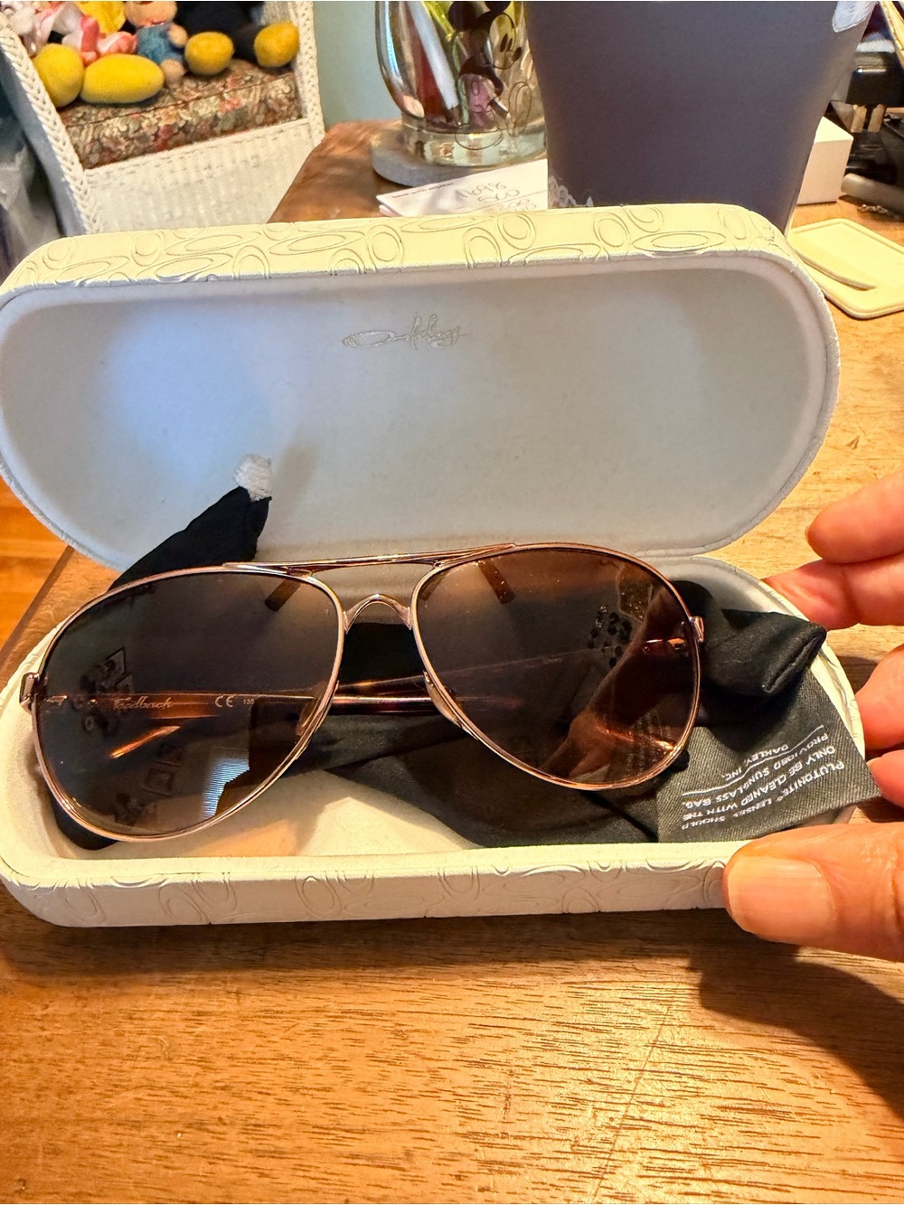 Oakley feedback sunglasses - rose gold